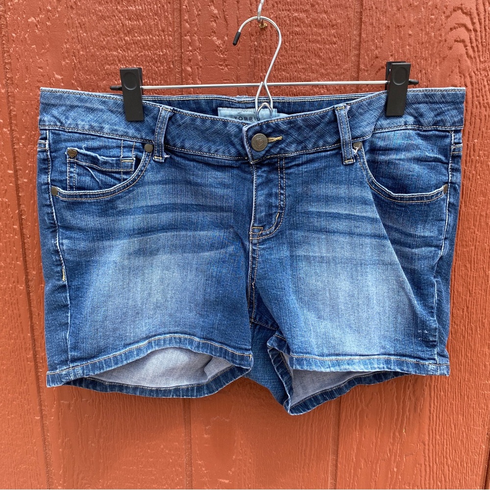Faded Blue Jean shorts size 14 from Torrid